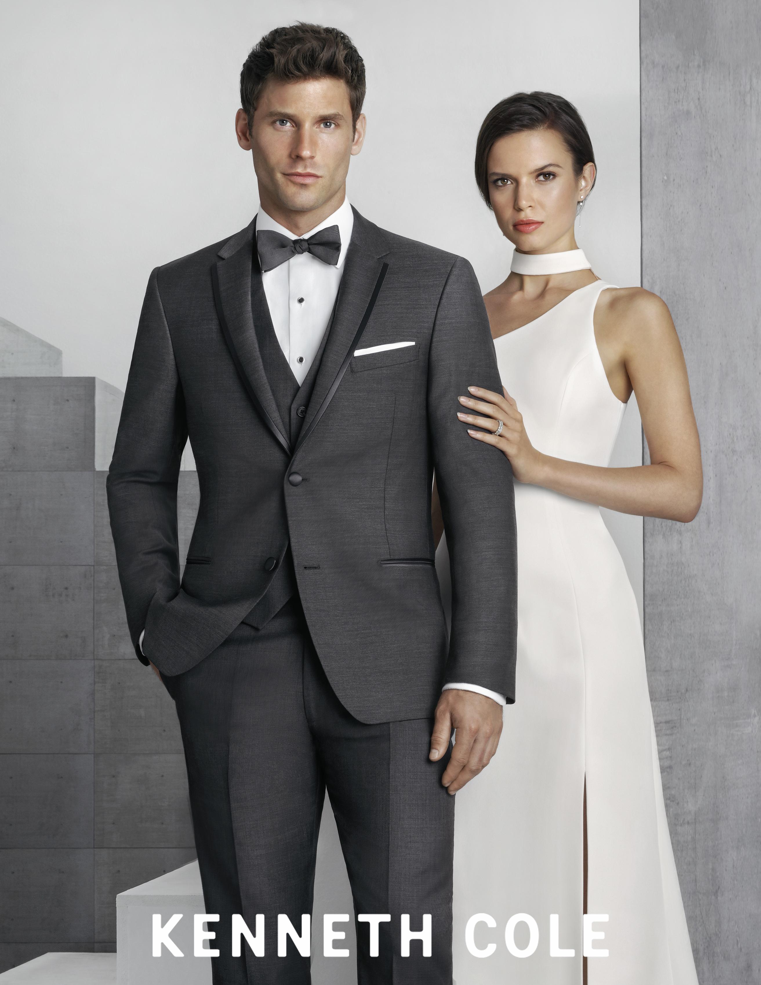 Steel Grey Barrow by Kenneth Cole Baryames Tuxedo